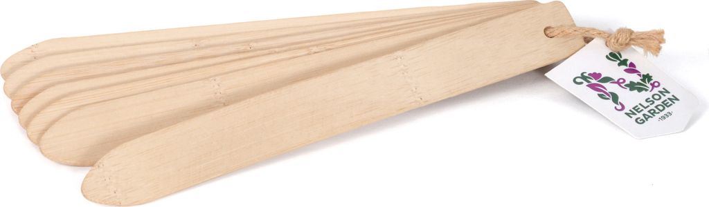 Pflanzenetiketten Bambus 22 cm (8 Stück) | Anzucht & Gartenzubehör von Nelson Garden