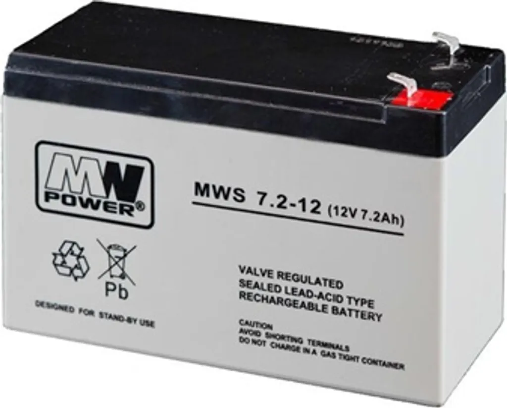 Batterie de Secours 12V 7.2Ah AGM pour Onduleur UPS et Systèmes d'Alarme