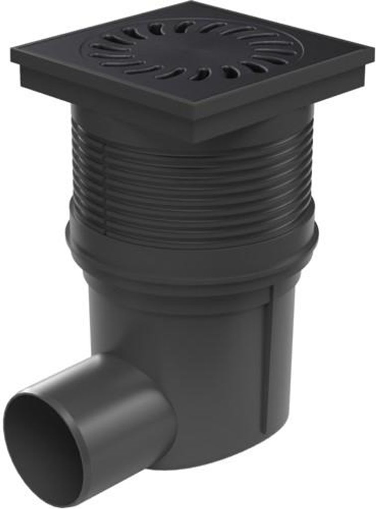 Chud?j Seitlicher Abwasserablauf D75 NEPTUN, Gusseisenrost 333 X Li