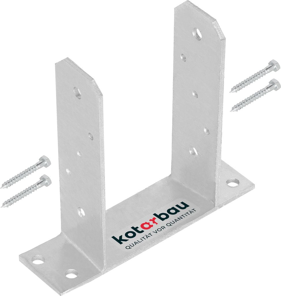 KOTARBAU® Staffe per Pali TT Fissaggio Pali Legno Acciaio Immagine del prodotto 