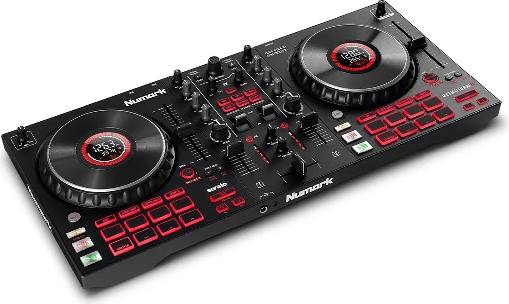 Numark Mixtrack Platinum FX - Jog Wheels 6 pouces et écrans intégrés