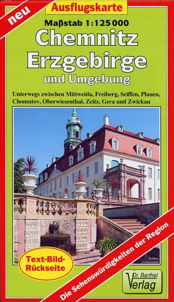 Doktor Barthel Karte Chemnitz, Erzgebirge und Umgebung