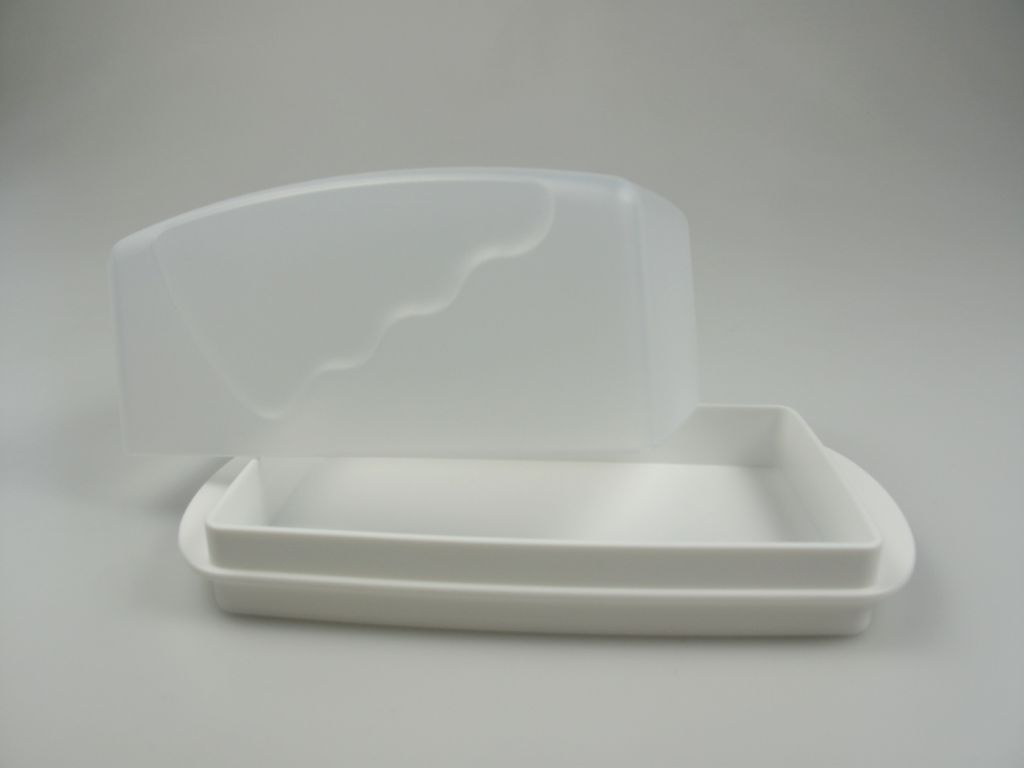 TUPPERWARE Junge Welle Butterdose weiß Butter Dose Produktbild 