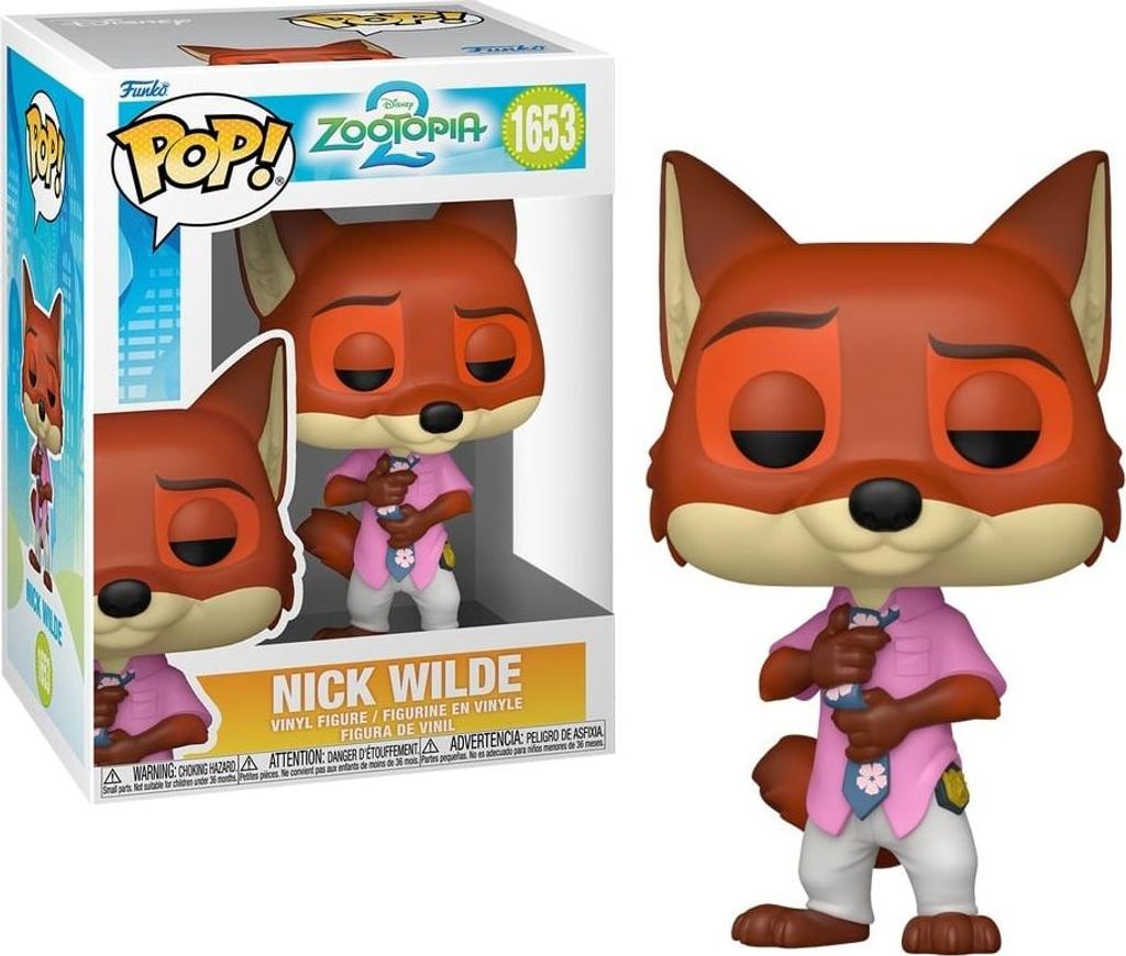 Funko Pop! Disney: Zootopia 2 - Nick Wilde #1653 Produktbild 