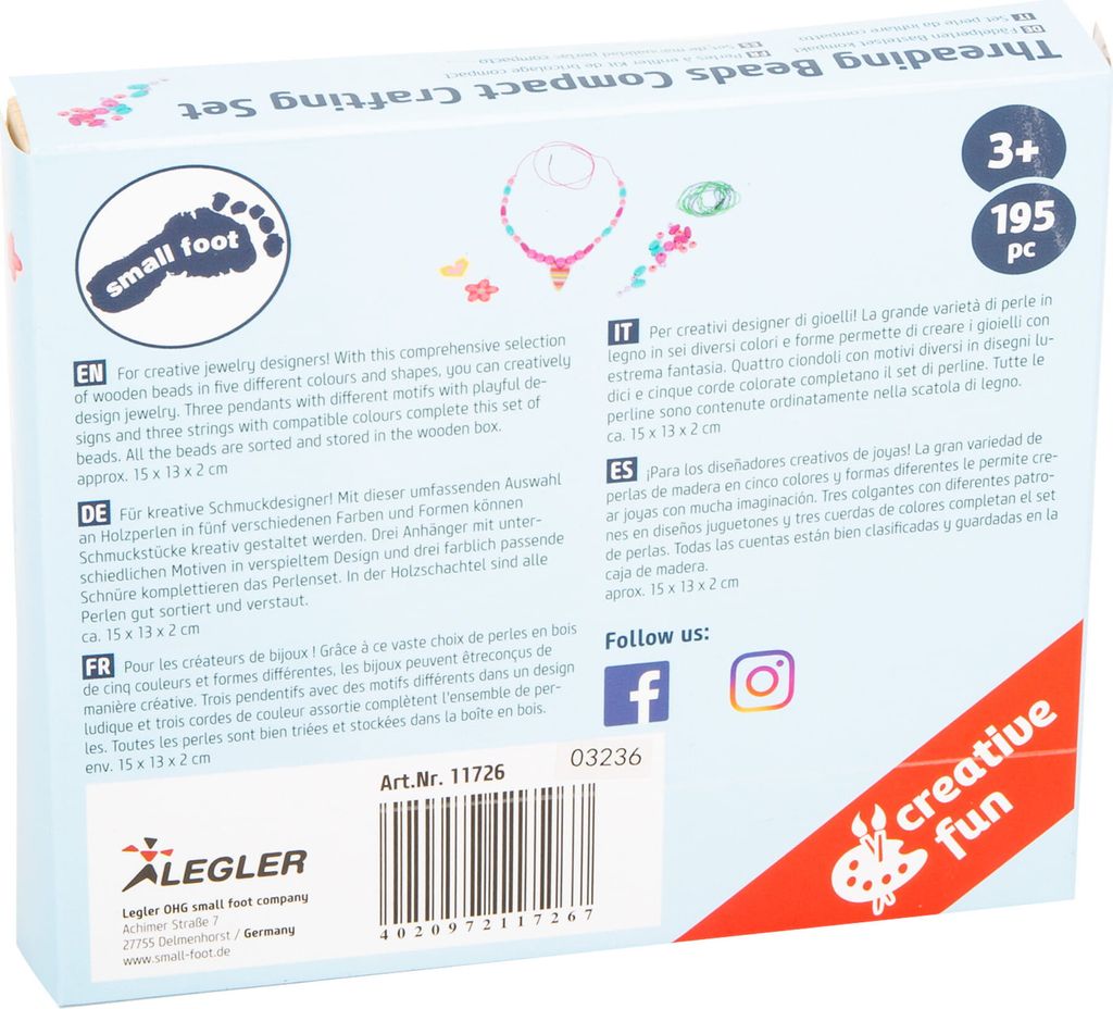 Small Foot - Aufreihperlen Kompakt-Set