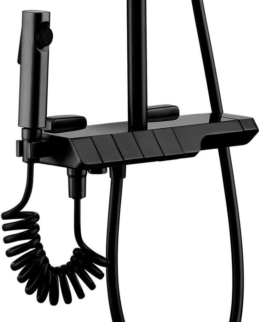 Rea Duschgarnitur Rob Termostat Black Produktbild 