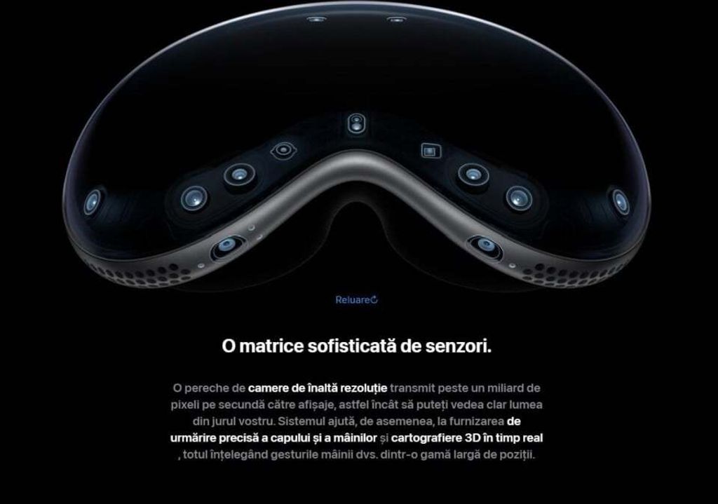 Apple Vision Pro, Dedykowany wyświetlacz montowany na