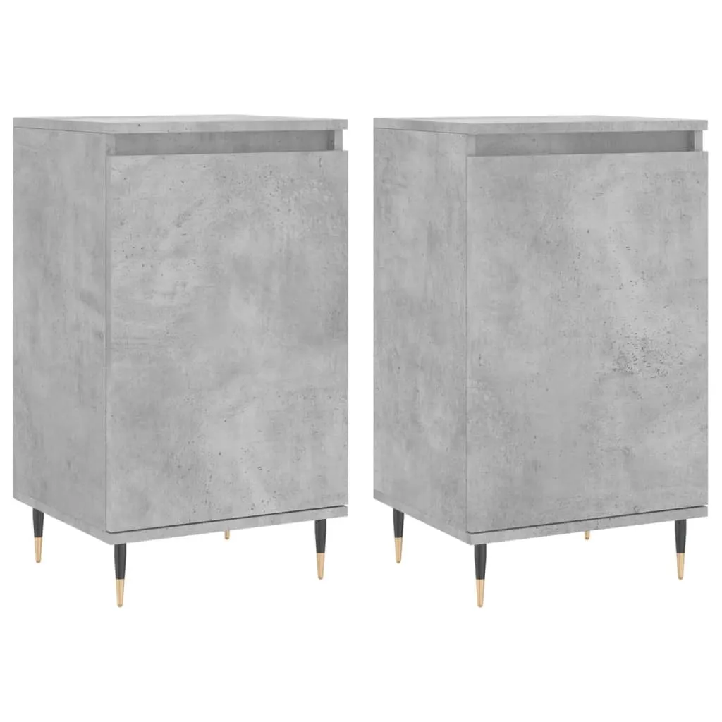 SYFAX™ Coppia Credenze Grigio Cemento - Crea il tuo Spazio Ordinato