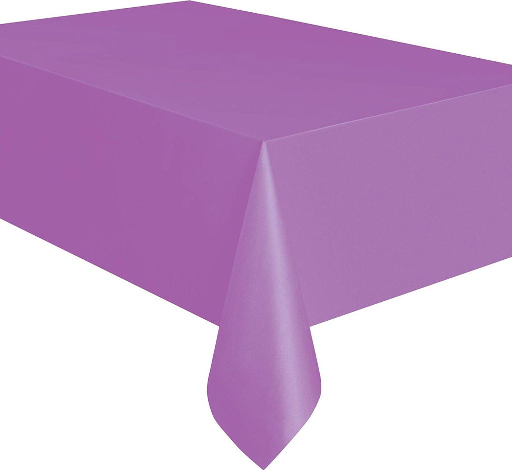 137x183cm Einwegkunststoff -Kunststoff -Farbtischabdeckung Party Catering Tischdecke-Hübsches Lila