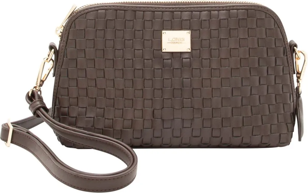 Sac bandoulière marron foncé Radka - Petit sac à main femme L.CREDI