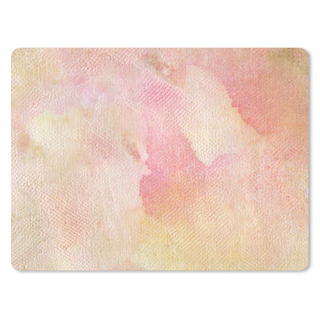 MuchoWow Mauspad Mousepad Pastellfarben auf Papier 23x19 cm - Mousepads - Maus Mat - Pad - Mausunterlage - Schreibtischunterlage - Mauspad