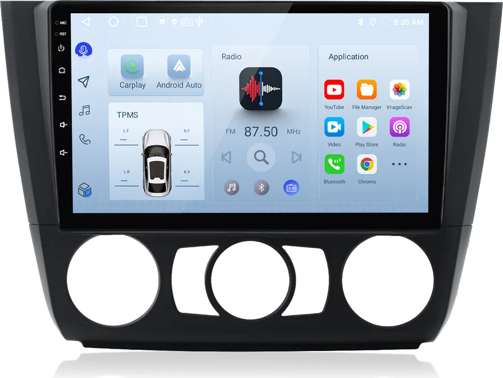 Infotainment Android BMW Serie 1 E81 E82 E87 E88 4G 64GB CarPlay IPS - 1