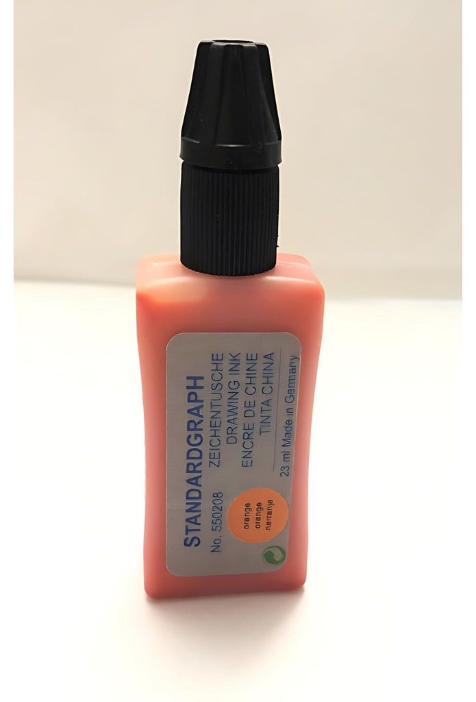 Standardgraph Zeichentusche 23 ml orange für Tuschefüller
