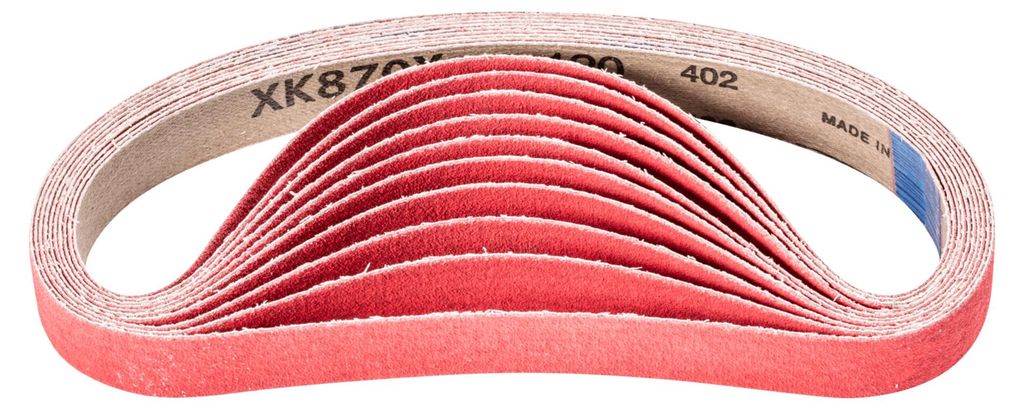 PFERD TOOLS Keramikkorn Schleifband BA für Edelstahl-Schliff mit Bandschleifer