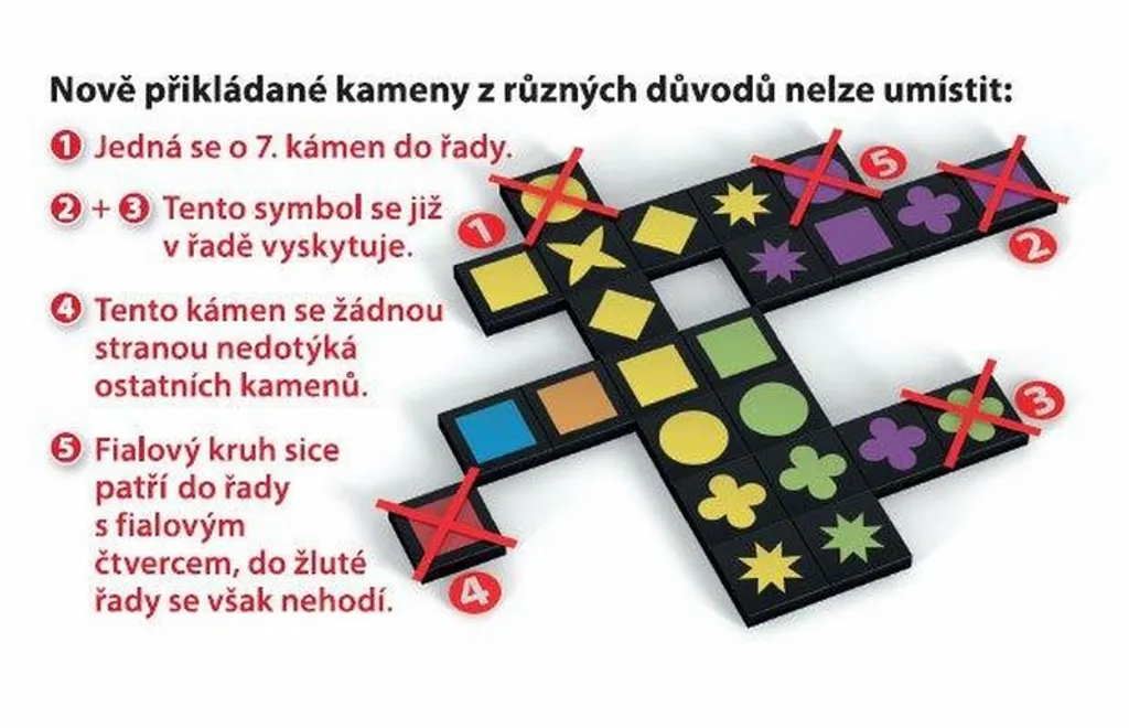 Jeu de Stratégie Famille Qwirkle RO Idéal pour Soirées Entre Amis