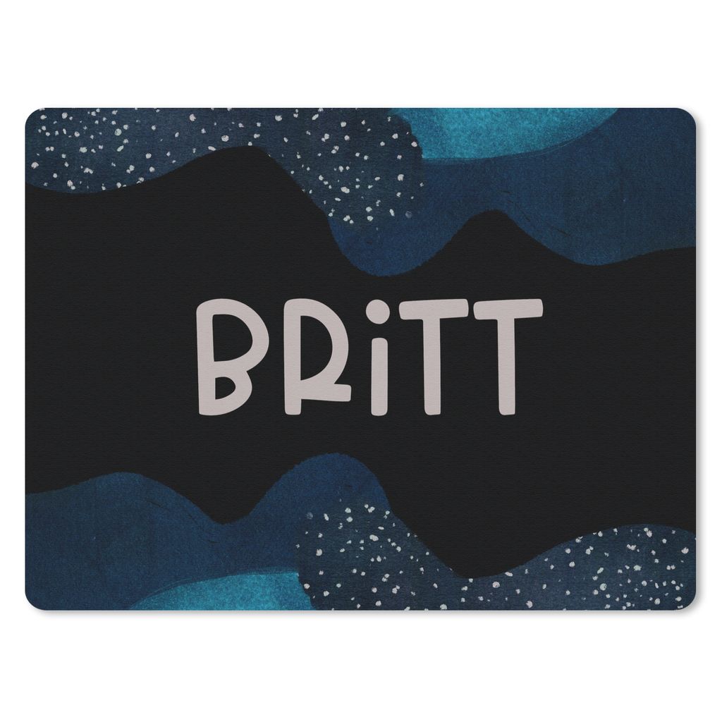 MuchoWow Mauspad Mousepad Britt - Pastell - Mädchen 23x19 cm - Mousepads - Maus Mat - Pad - Mausunterlage - Schreibtischunterlage - Mauspad