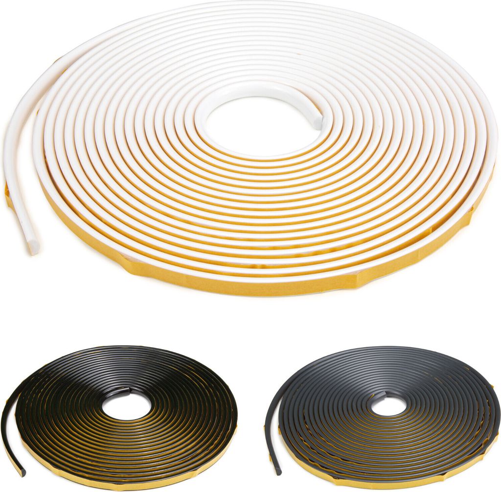 HEXIMO Flexible Zierleiste selbstklebend weiß - PVC Produktbild 