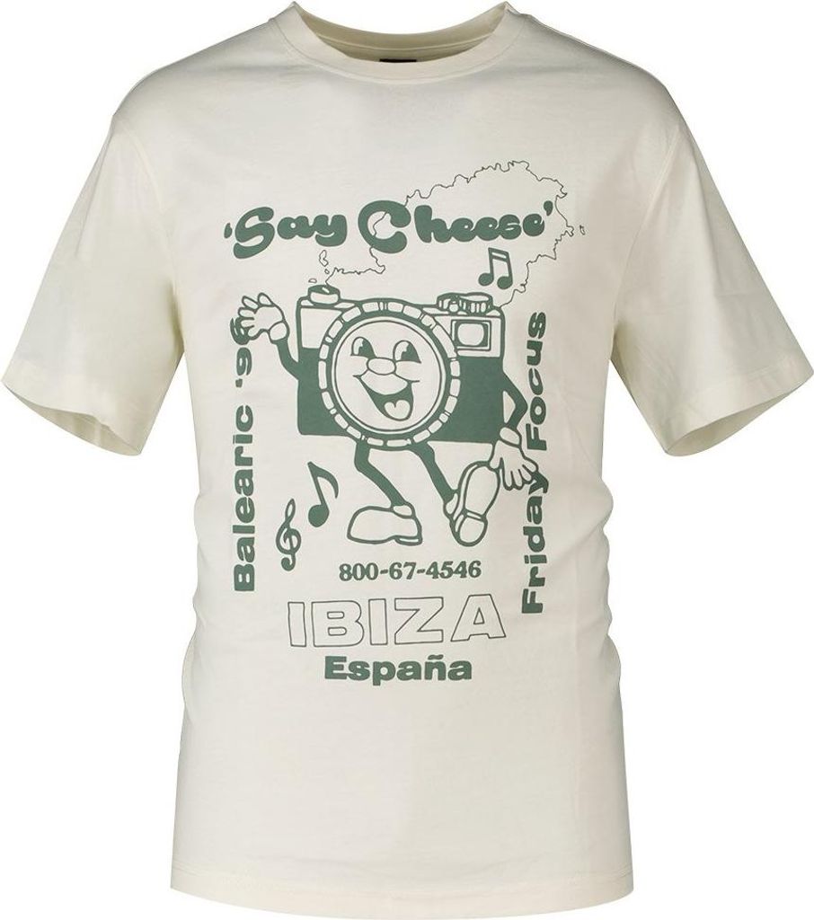 Only & Sons Kelvin Rlx Cartoon Kurzarm-t-shirt Beige XS Herren Beige XS