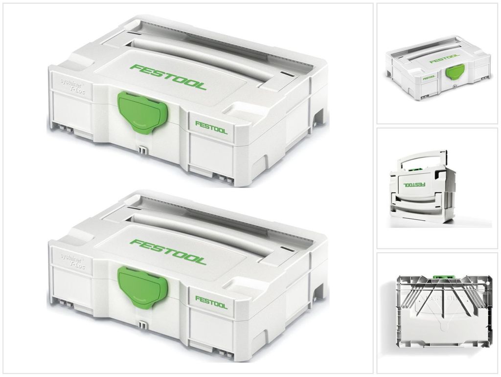 Festool Systainer T-LOC SYS 1 TL 2 x Coffrets à outils - Image du produit 