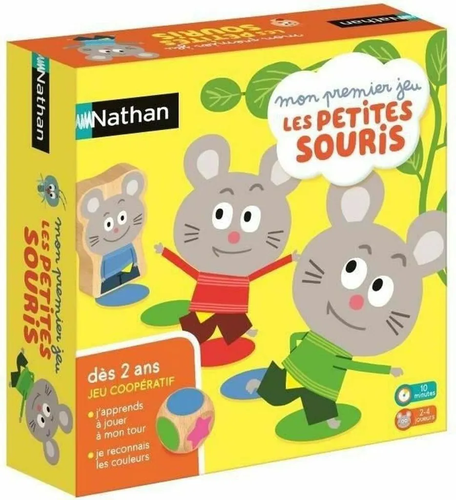 Jeu Nathan Little Mouse pour Apprendre à Jouer Ensemble dès 2 Ans