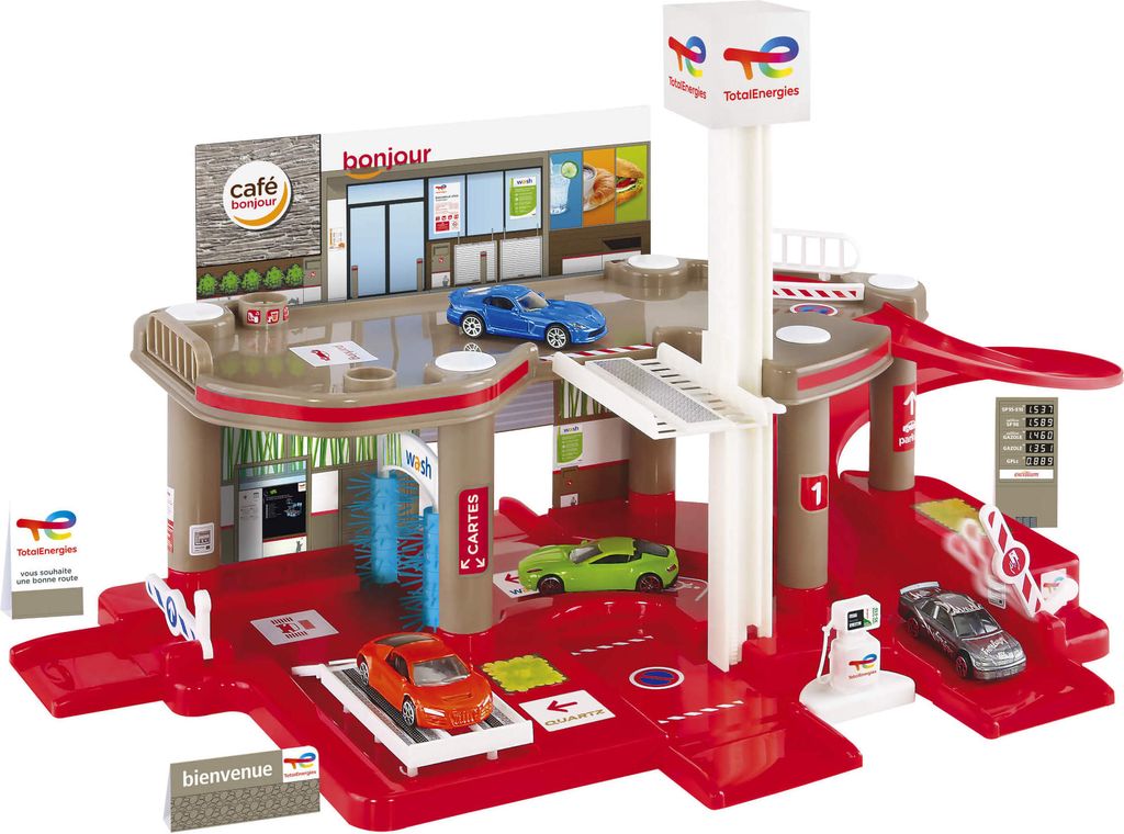 TotalEnergies Tankstellen Spielzeug Set für Kinder