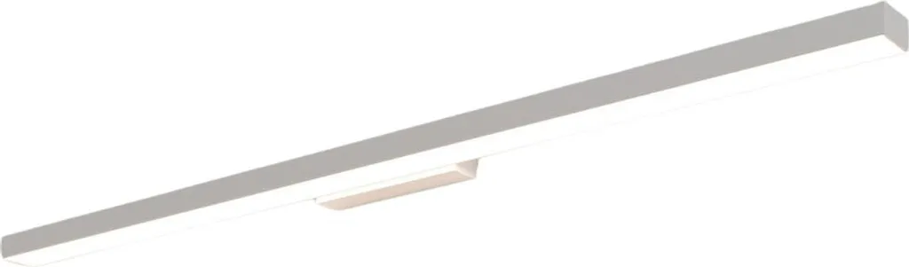 Applique salle de bain LED 92cm sans zone d'ombre blanche AQUA Prestige