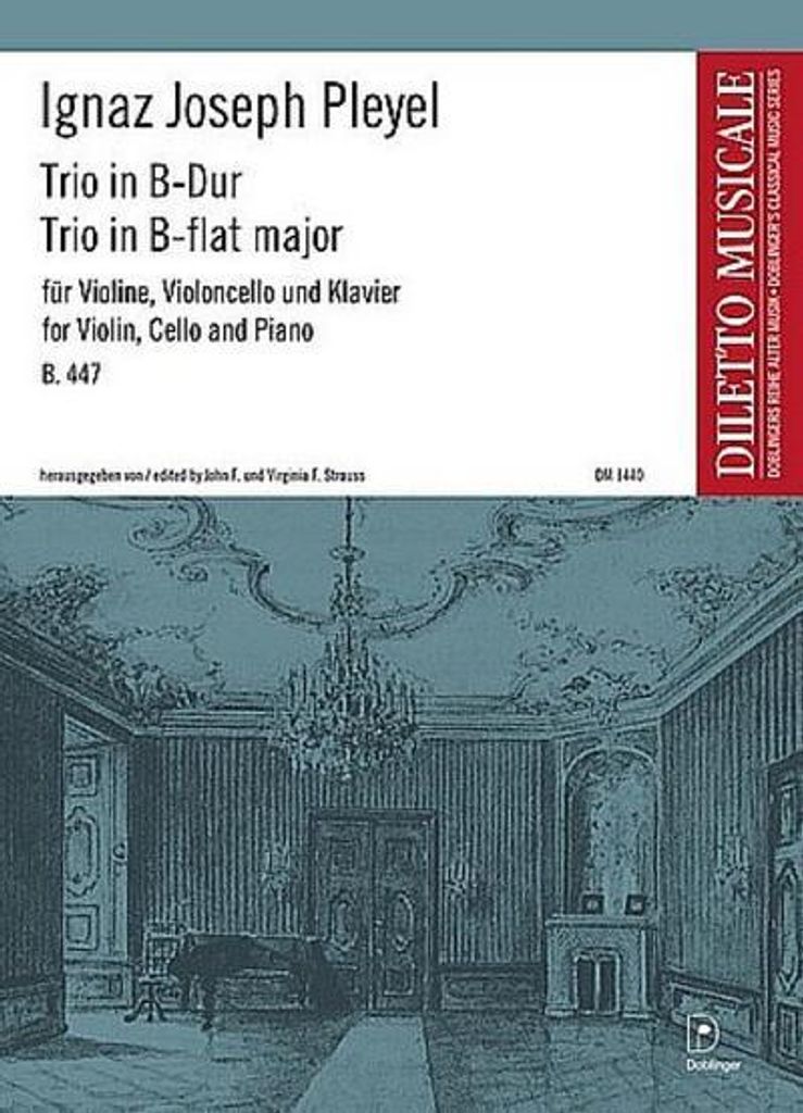 Trio B-Dur B447 für Violine, Violoncellound Klavier