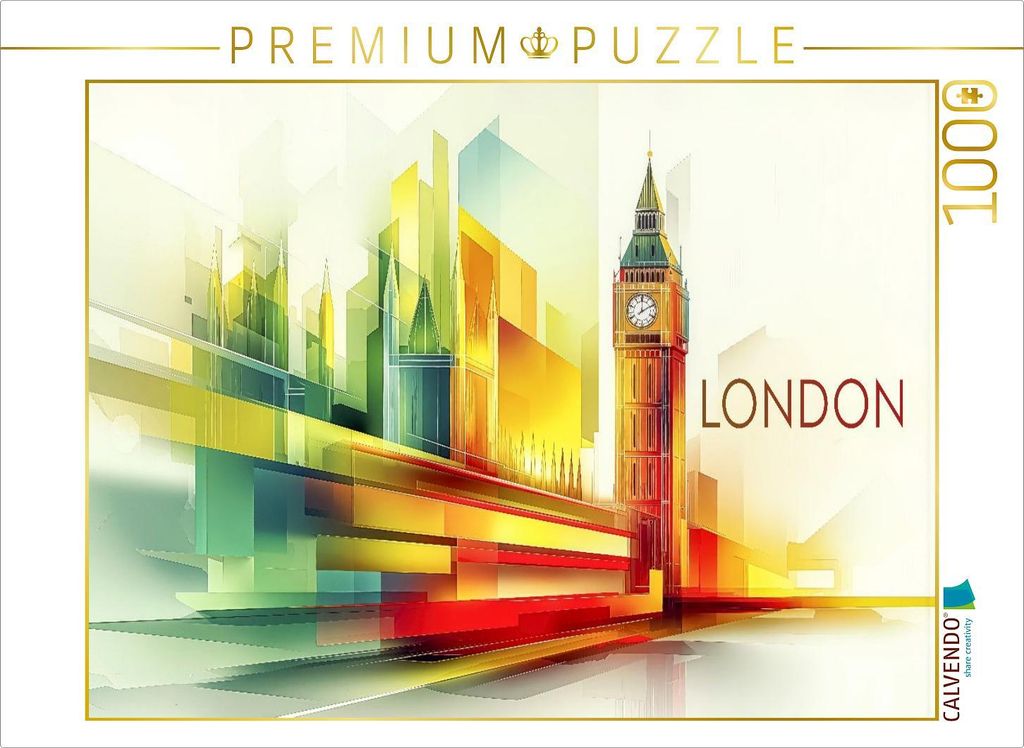 CALVENDO Puzzle London | 1000 Teile Lege-Größe 64x48cm Foto-Puzzle für glückliche Stunden