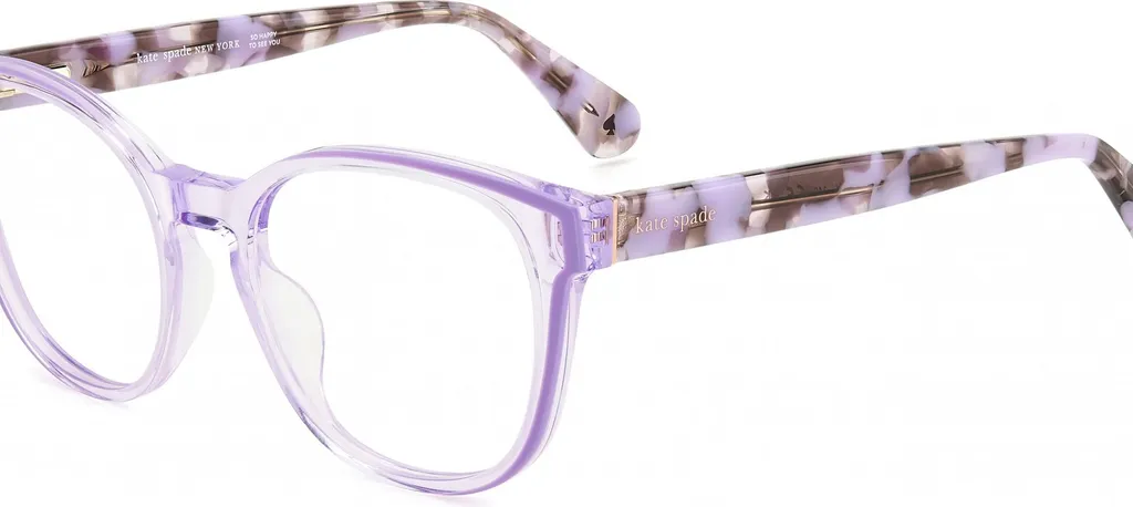 Monture de lunettes de vue Kate Spade Corina Violet pour femme élégante