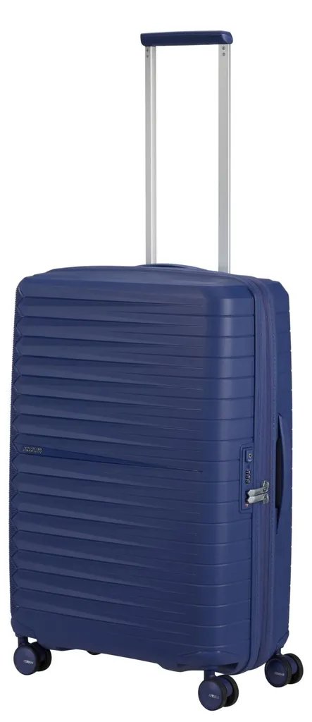 Valise Spinner 68 TSA extensible Fastforward violette ultra légère - 3