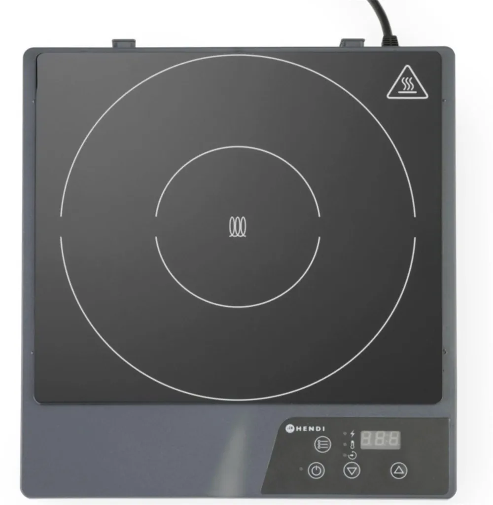 Hendi plaque à induction 1000929PRZEM - Réchaud de cuisson noir 2000W - 6