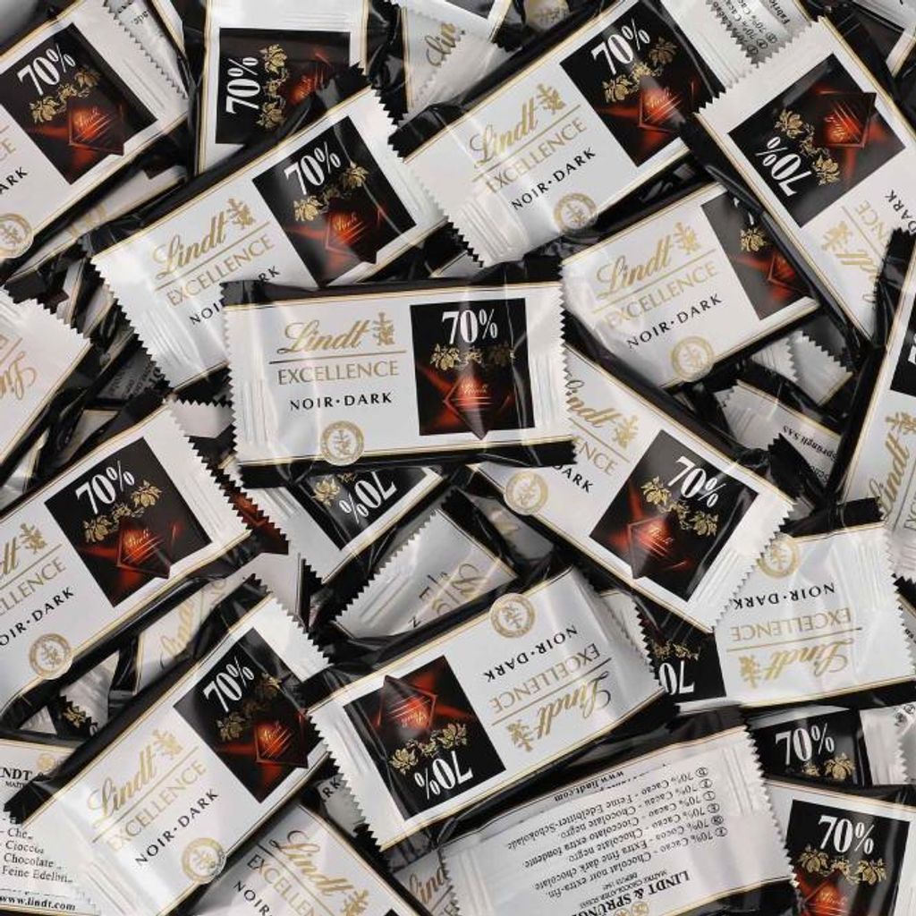 Lindt Excellence Mini Täfelchen 70% Cacao Edelbitter 200er Produktbild 