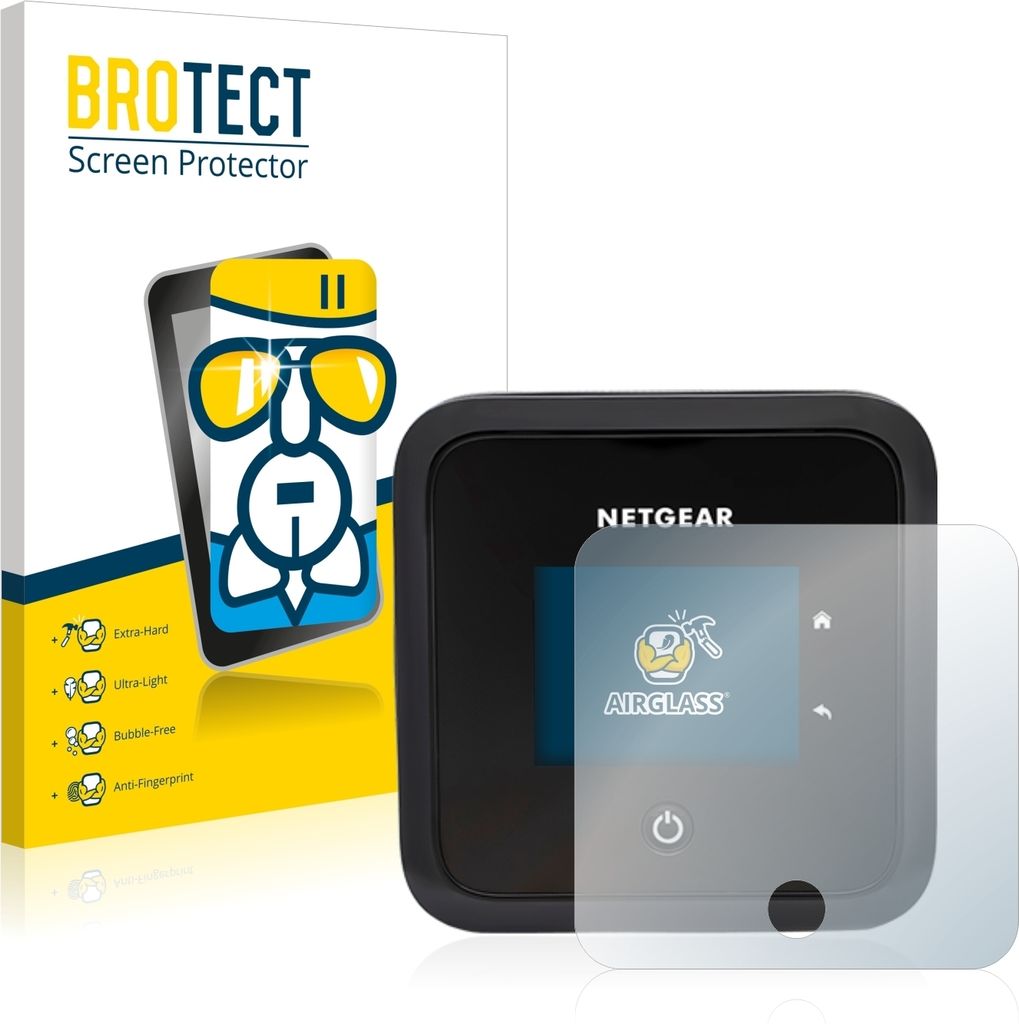 BROTECT Schutzglas für Netgear Nighthawk M5 Schutzfolie Panzer Folie Glas Display Schutz klar