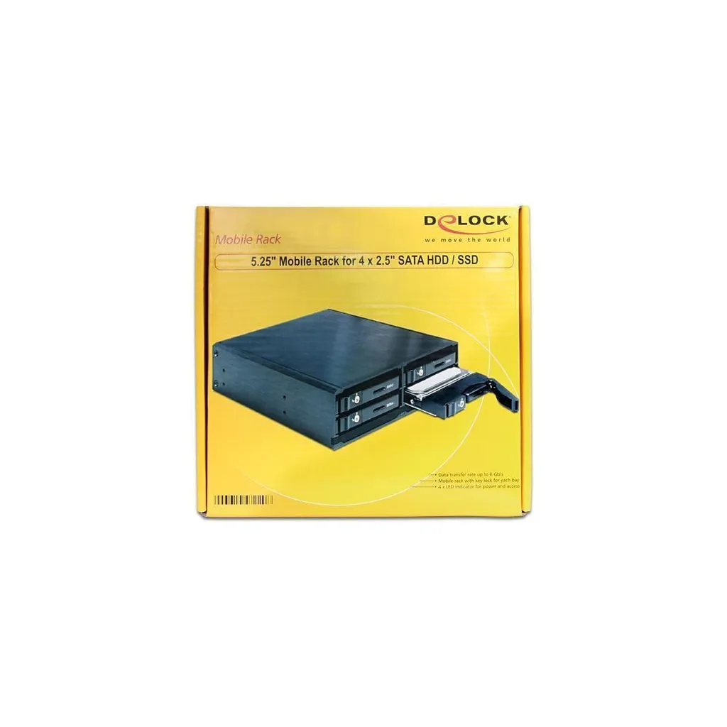 Boîtier de Stockage Interne 4 Baies SATA pour Disque Dur 2.5 et SSD - 2