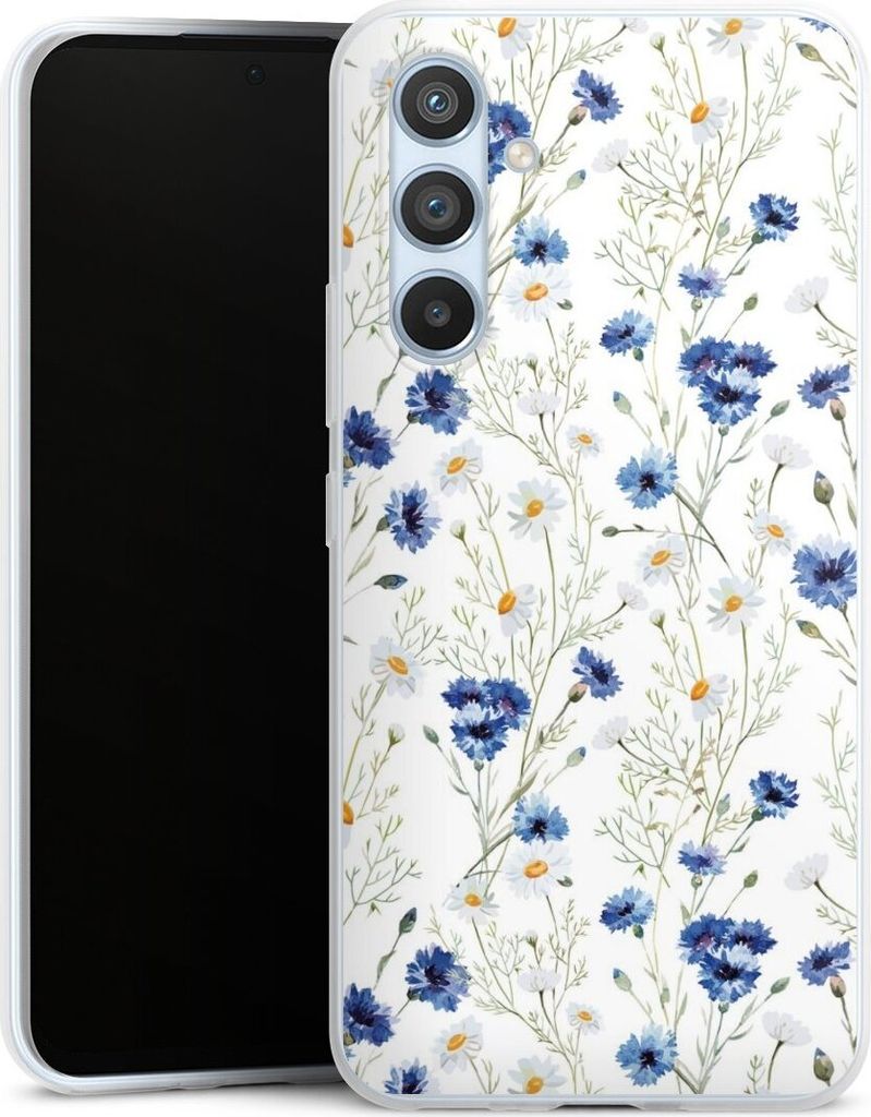 DeinDesign Slim Hülle für Samsung Galaxy A54 5G Silikon Case Ultra Dünn Handyhülle Blume Blumen Muster