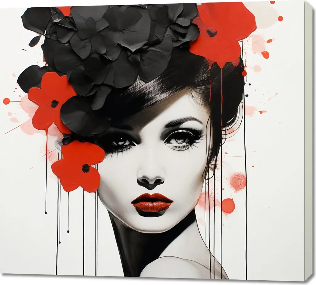 Quadro 100x90cm Passione floreale