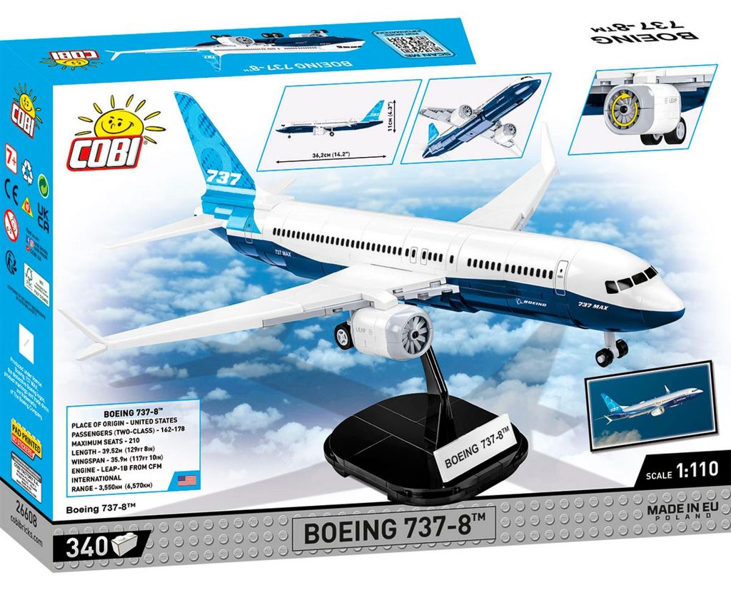 Cobi Boeing 737-8 Image du produit 