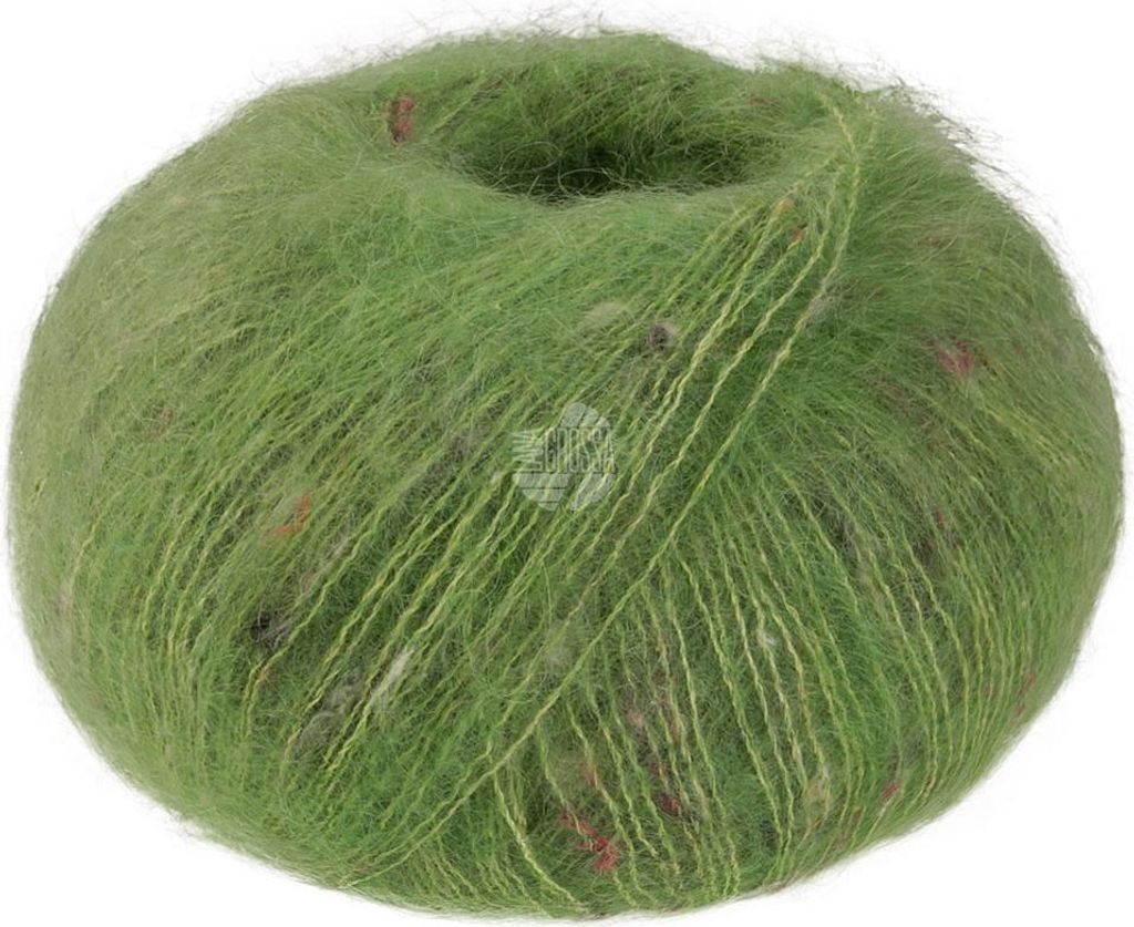 Lana Grossa - Natural Superkid Tweed 0633 apfelgrün