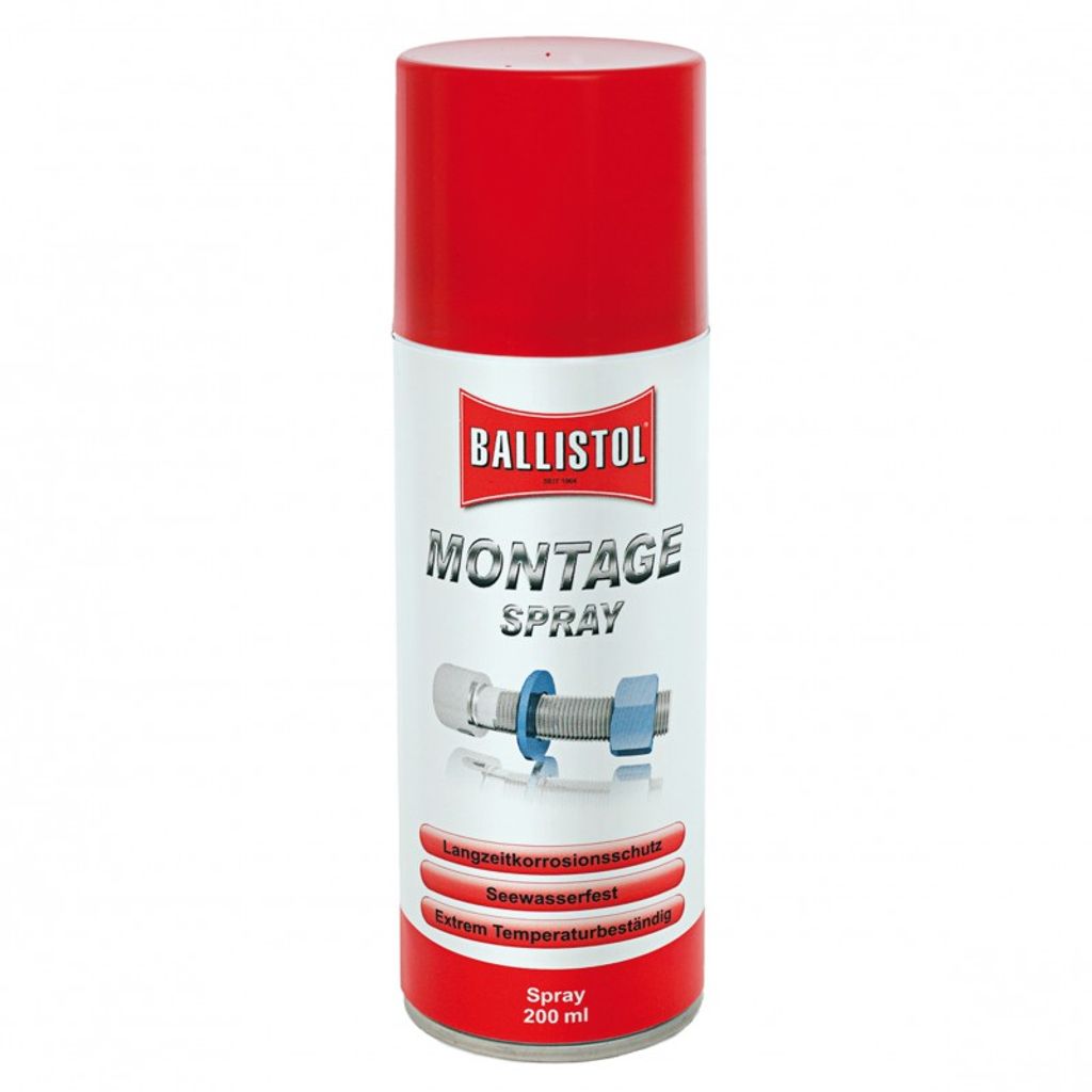 BALLISTOL Montagespray, 1 Dose 200 ml Montage Spray Korrosionsschutz 25200