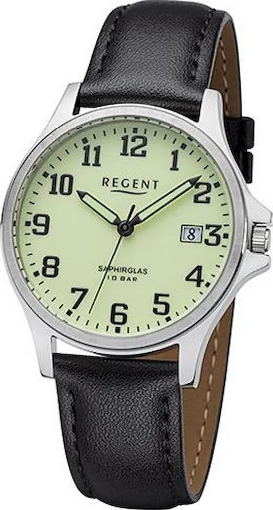 Regent F-1257 Orologio Uomo Cronografo - Acciaio e Vetro Zaffiro 10 Bar