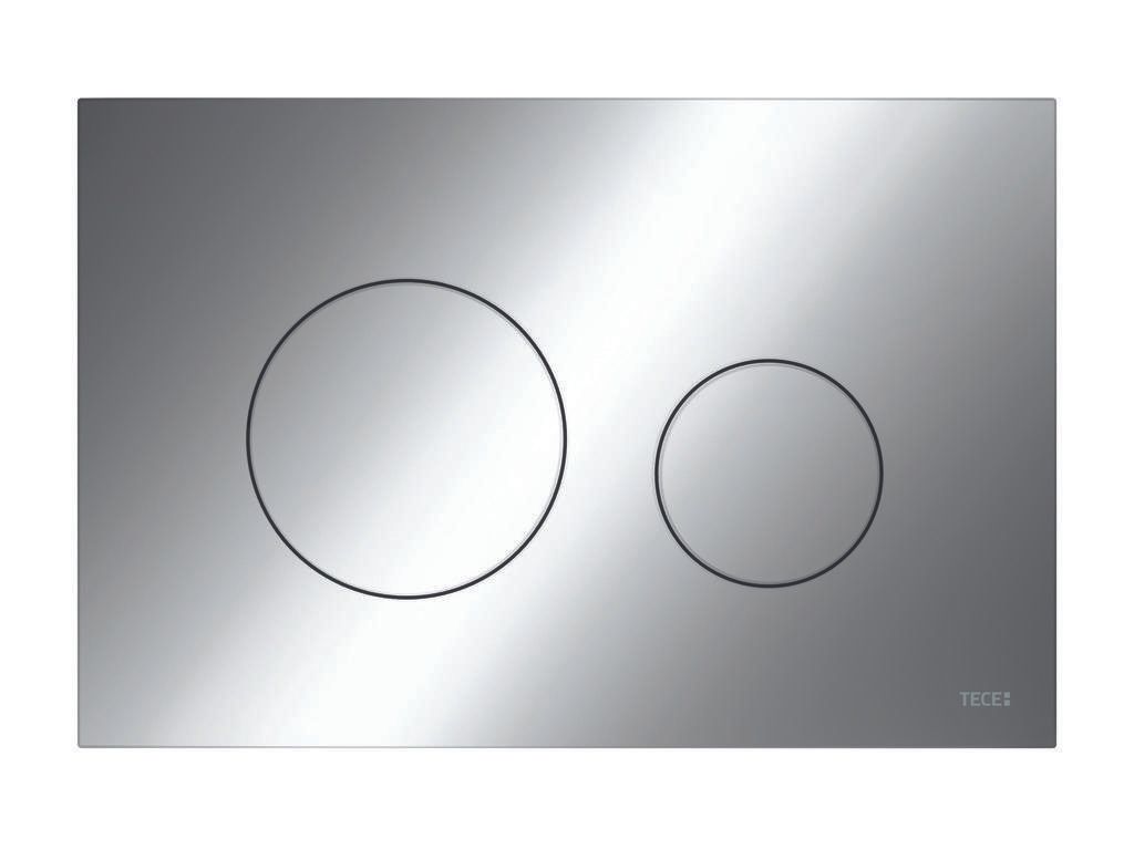 TECE WC-Betätigungsplatte TECEloop, Kunststoff, für Zweimengentechnik, 9240921