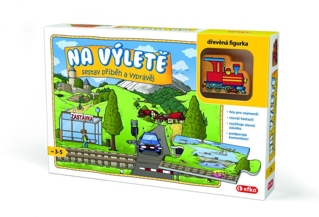 EFKO Narrative puzzle On a trip 9 Teile