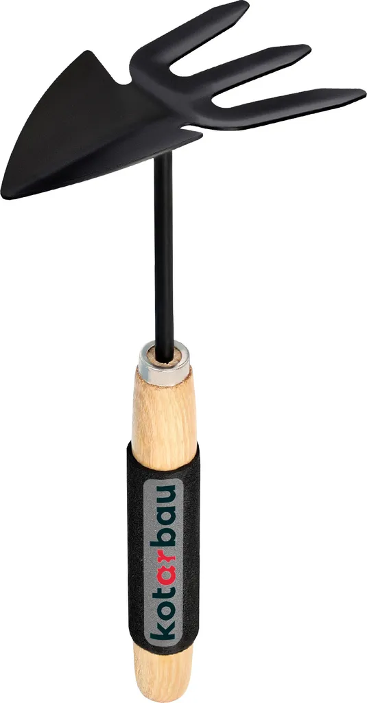 Mini Zappa KOTARBAU® Doppia con Denti 65mm - Ideale per Piccole Piante