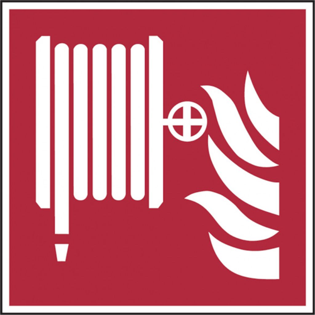 Dreifke Aufkleber Brandschutzzeichen, Löschschlauch F002 | Folie selbstklebe...