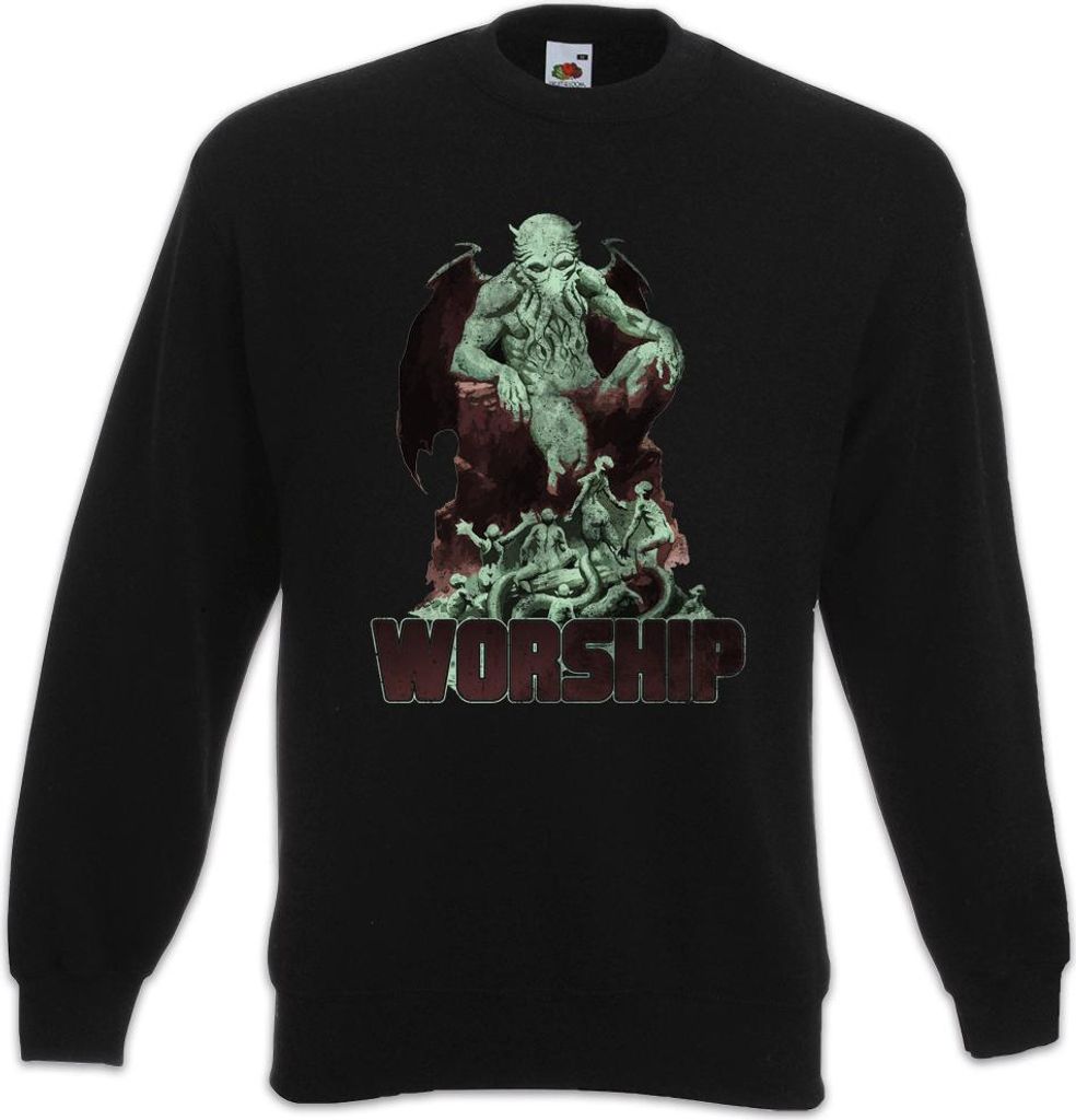 Urban Backwoods Cthulhu XIII, Sweatshirt, Farbe: Schwarz, Größe: 2XL