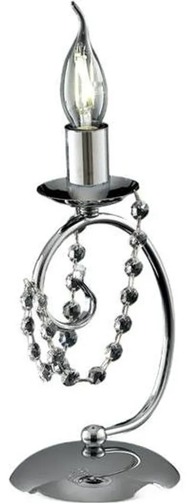 Lampe Magda Chromée Haute Brillance - Structure Fer Résistante H27cm - 2