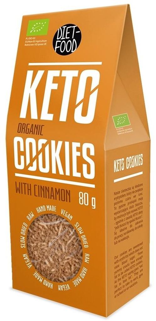 CIASTKA Z CYNAMONEM KETO BIO 80 g - DIET-FOOD