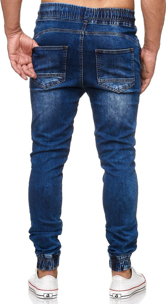 Tazzio Herren Jeans Regular Fit im Jogger-Stil 17504 Blau M Produktbild 4