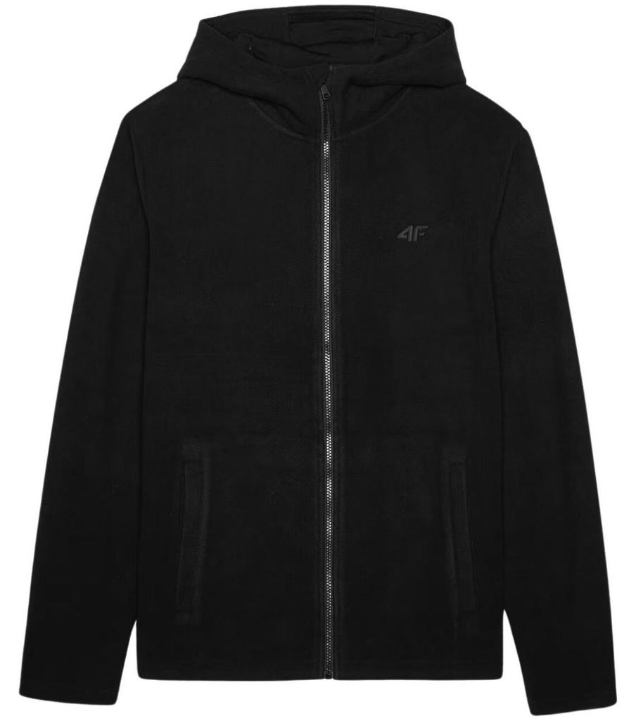 4F - "M290" Hoodie mit durchgehendem Reißverschluss für Herren MR1311 (L) (Schwarz)