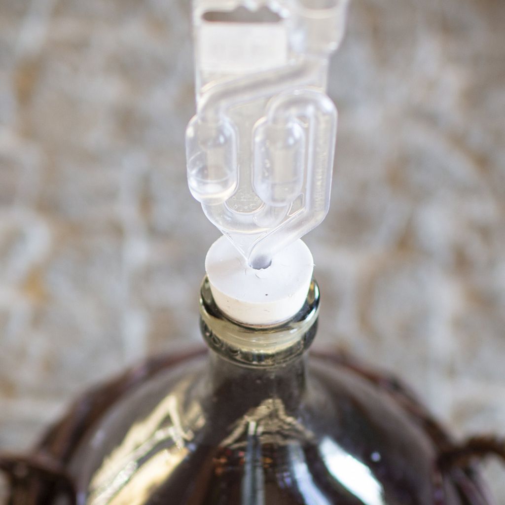 Gummistopfen Mit Loch Für Gärröhrchen - K48 Trapezstopfen 48/44 Mm - Für Gärballons